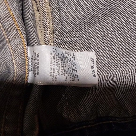 TRUE RELIGION JIMMY T JEAN JACKET N COTTON SLEEVE SIZE L..BLUE / GREEN - Picture 11 of 11